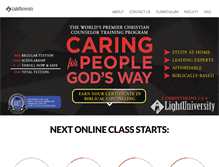 Tablet Screenshot of caringforpeoplegodsway.com